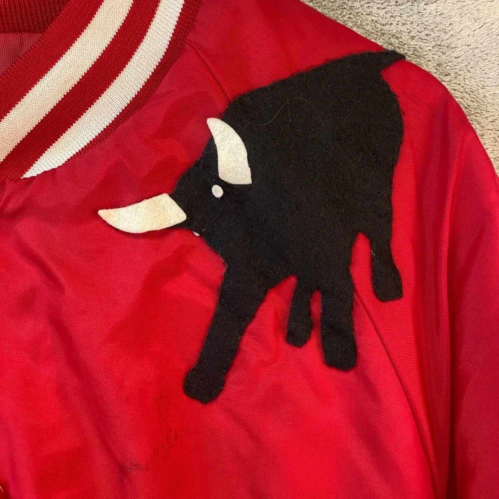 Vintage King Louie 1989 BSA Jamboree Jacket M Red Nylon USA